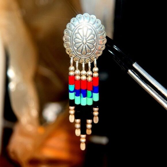 Sterling Q.T. Dangle Earrings - Picture 5 of 9